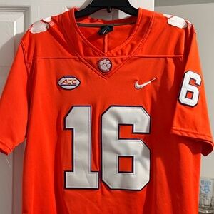 Clemson Trevor Lawrence Nike Football Jersey with Number 16 - Stitched